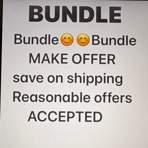 Bundle Sign Graphic - Black on White